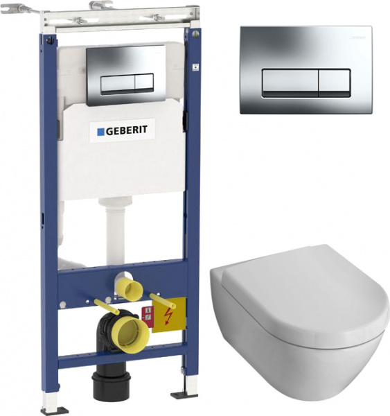 ��������  ������� ����������� ��� �������� Geberit Duofix ���������� 458.125.21.1 4 � 1 � ������� ����� + ���� ��� ������� ���������� Villeroy & Boch