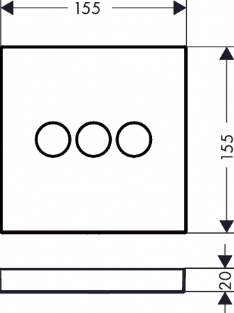 ������������� ������� Hansgrohe ShowerSelect Trio/Quattro 15764000 �� ��� �����������