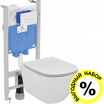 ��������  ������ ��������� Ideal Standard Tesi T354601 � ����������� + ������� ����������� ��� �������� Ideal Standard ProSys Eco Frame 2.0 R0464AC �