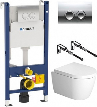 �������� ������ Duravit ME by Starck � ����������� + ����������� Geberit Duofix Delta 3 � 1 � ������� �����