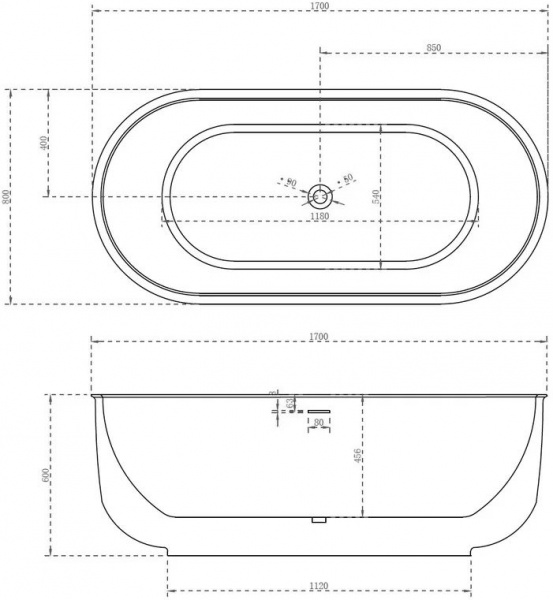 ��������� ����� Abber AB9244 170x80