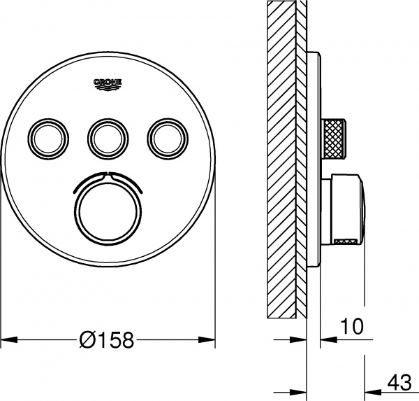 ��������� Grohe Grohtherm SmartControl 29146000 ��� ����