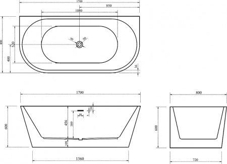 ��������� ����� Abber AB9216-1.7B 170x80