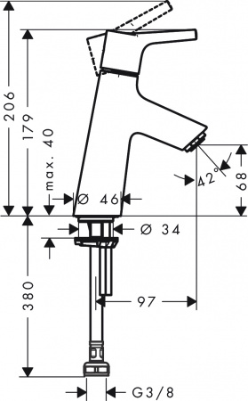 ���� Hansgrohe Talis S 72017000 ��� ��������, ����