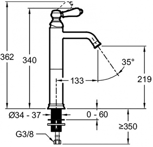 ��������� Jacob Delafon Louise E24361-BCN ��� ��������