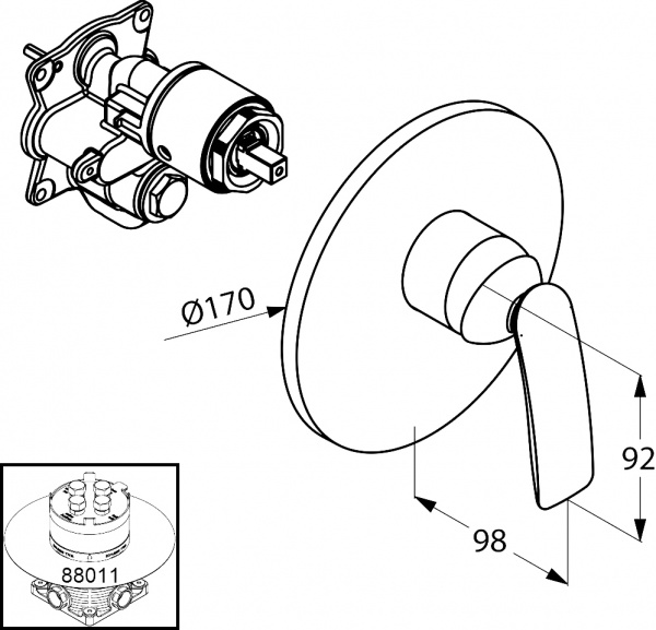  Kludi Balance 526550575  