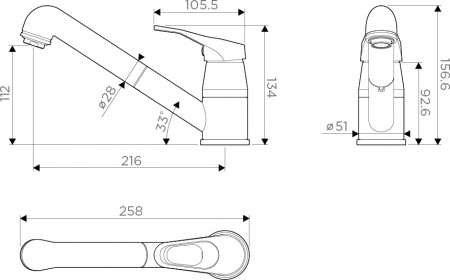 ��������� Omoikiri Tateyama-S EV ��� �������� �����