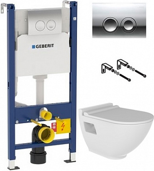 ��������  ������ ��������� Bien Harmony ������������ + ������� ����������� ��� �������� Geberit Duofix Delta 458.124.21.1 3 � 1 � ������� �����, ����