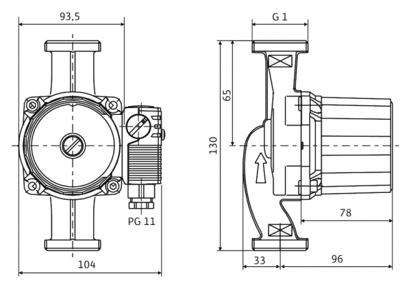 �������������� ����� Wilo STAR-RS 15/6-130