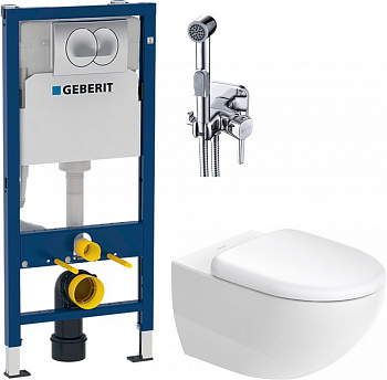 ��������  ������ ��������� Duravit Architec 45720900A1 + ������� ����������� ��� �������� Geberit Duofix 458.133.21.1 � ������� ����� + �������������