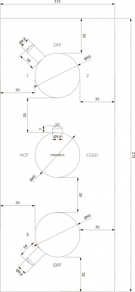 ��������� Omnires Y Y1238/KROBL ��� ����, ������