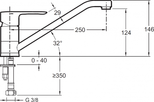 ��������� Jacob Delafon July E16084-4-CP ��� �������� �����