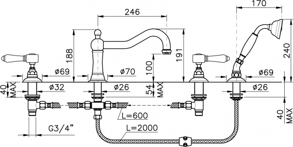 ��������� Nicolazzi Tradizionale 1449BZ78 �� ���� �����, ������