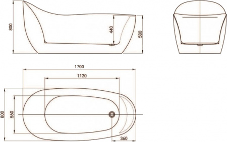 ��������� ����� BelBagno BB205-1700-800 170x80
