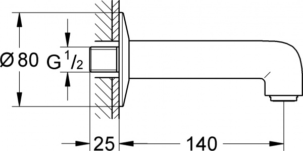  Grohe BauClassic 13258000  