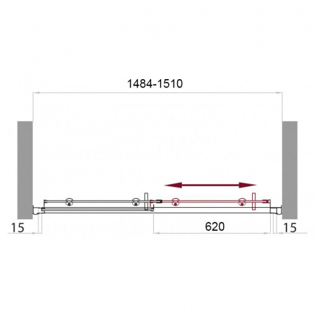 ������� ����� BelBagno Uno BF 1 150 P Cr