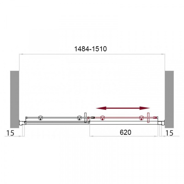 ������� ����� BelBagno Uno BF 1 150 P Cr