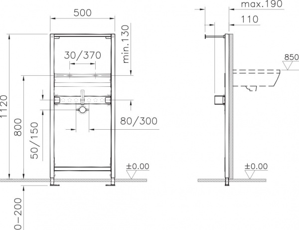 ������� ����������� ��� ������� VitrA 780-2800