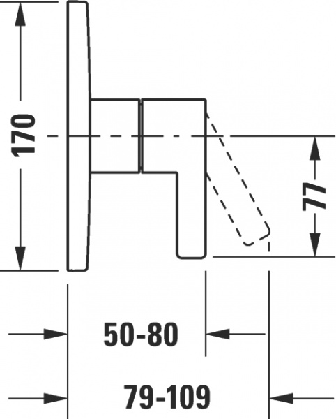 ��������� Duravit D-Neo DE4210010010 ��� ����