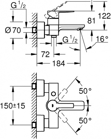 ��������� Grohe Lineare New 33849001 ��� ����� � �����