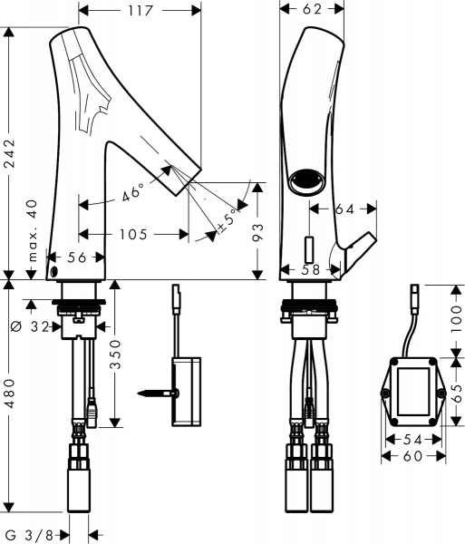 ��������� Axor Starck Organic 12171000 ��� ��������
