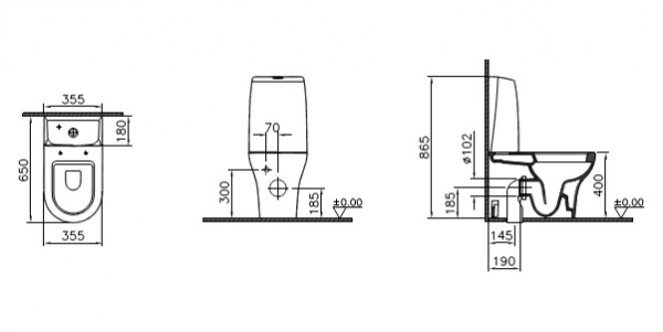 ������-������� VitrA Zentrum 9012B003-7200 