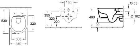 ������ ��������� Villeroy & Boch Avento 5656RSR1 alpin CeramicPlus
