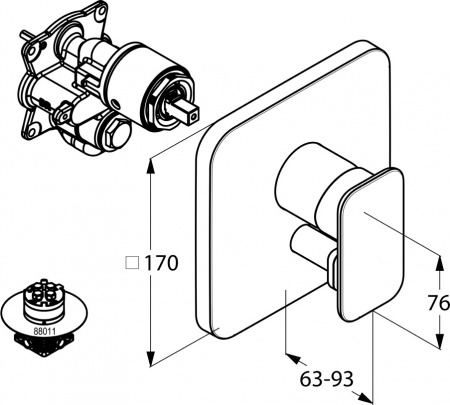 ��������� Kludi E2 496500575 ��� ����� � �����