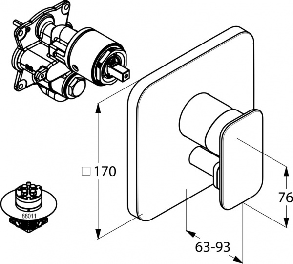 ��������� Kludi E2 496500575 ��� ����� � �����