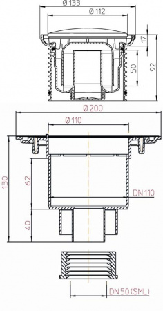 HL 310NR - SML ���� ��� ����� SML DN50