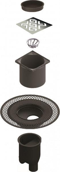   Berges Wasserhaus Platz Antik 090061 15x15 