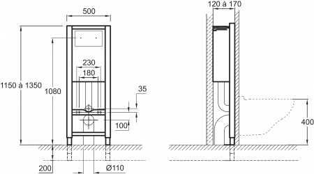       Jacob Delafon E5504-NF +   Jacob Delafon Escale E1306 +   Jacob Delafon E4316-CP