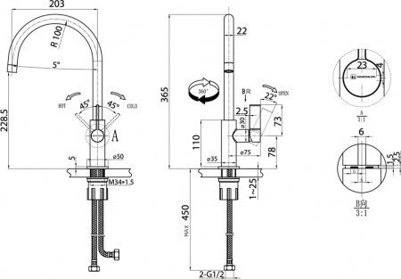  Omoikiri Wakayama PVD-LG   