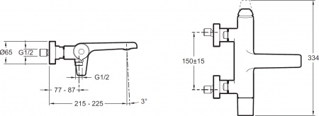 ��������� Jacob Delafon Avid E97369-CP ��� ����� � �����