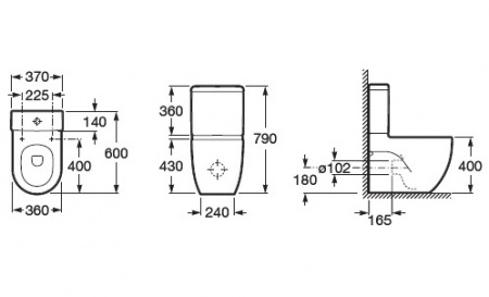 ����� ��� ������� Roca Meridian 341242000