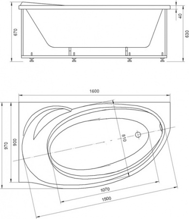 ��������� ����� ������� ����� BET160-0000027 160x100 L, � ����������� �������