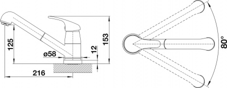 ��������� Blanco Daras-S-F 521752 ��� �������� �����