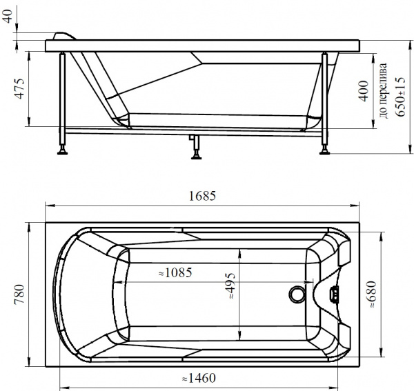 ��������� ����� Radomir ������ 1-01-0-0-1-027 170x80