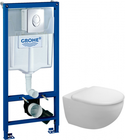 ��������  ������� ����������� ��� �������� Grohe Rapid SL 38721001 3 � 1 � ������� ����� + ������-������� Duravit Architec 0069690000 � �����������, �