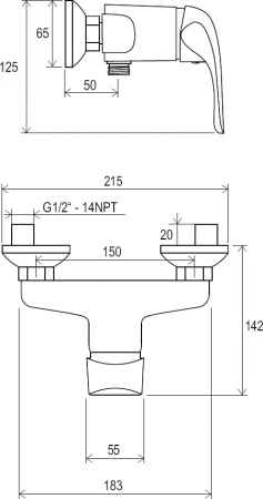 ��������� Ravak Rosa RS 032.00/150 ��� ����
