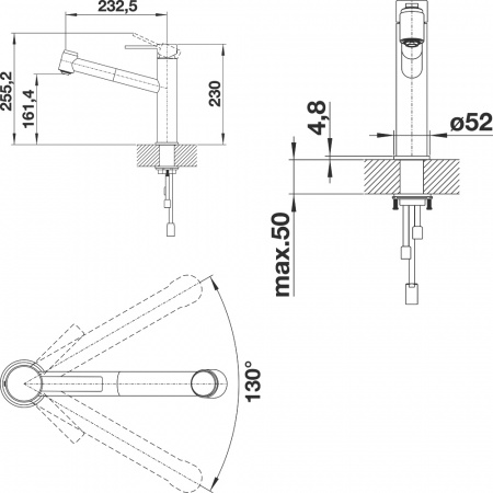 ��������� Blanco Ambis-S 523119 ��� �������� �����