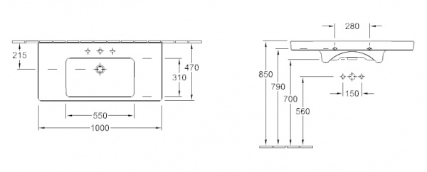 ��������� �������� Villeroy & Boch Subway 2.0 7175 A001