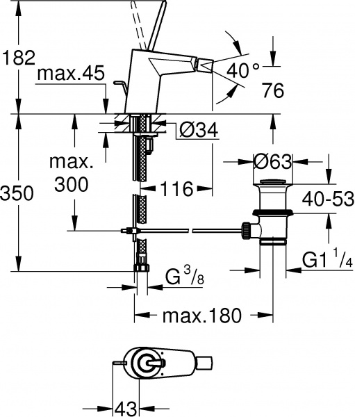 ��������� Grohe Eurodisc joy 24036LS0 ��� ����