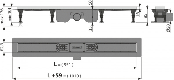   AlcaPlast APZ22 Optimal 95 