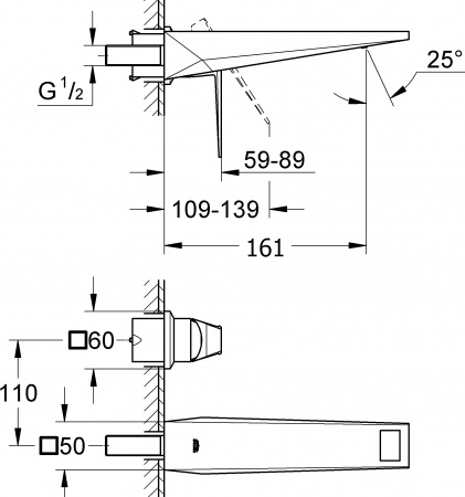  Grohe Allure Brilliant 19781000  