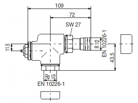 Oventrop ������������ "E" ������, ����� 1/2 art 1163262