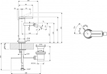 ��������� Villeroy & Boch Dawn TVB10620115061 ��� ����