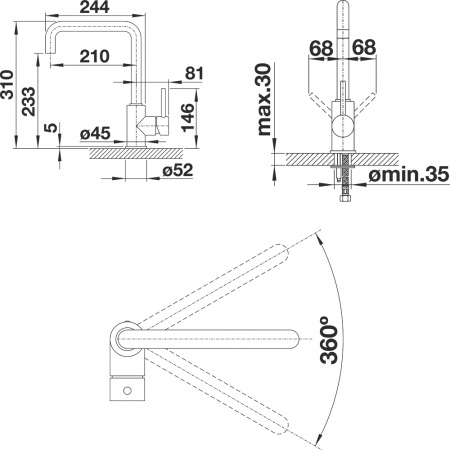 ��������� Blanco Mili Silgranit 526236 ��� �������� �����