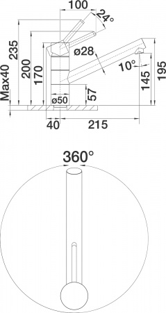 ��������� Blanco Tivo 517599 ��� �������� �����