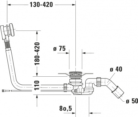 ����-������� Duravit Universal 791226